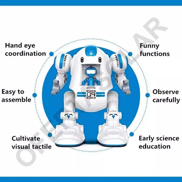 el robot con descripción de sus partes